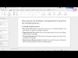 Strategic Management in Practice