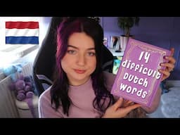 ASMR ~ Teaching you 14 hard to pronounce words in Dutch ✍️