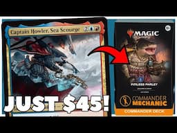 CRAZY Budget Izzet Commander Deck! 🛠 Captain Howler, Sea Scourge  #edh