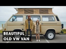 Couple Turn Old VW Van into A Beautiful Home on Wheels