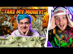 HOW NINJA GOT BAITED TO GIVE ME THOUSANDS...