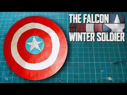 Cardboard Captain America Shield (The Falcon And The Winter Soldier) DIY Prop Homemade 🇺🇸