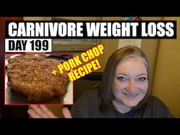 Carnivore Weight Loss Update + EASY pork chop recipe! So good!