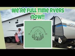 Our Journey Has Detoured to Full Time RV Life!