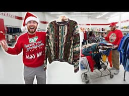 I Found A $300 Sweater In The Thrift Store! A Trip to the Thrift Christmas Special!