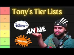 Tony's Tier lists