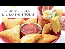 Chicken Cheese & Jalapeño Samosas Ramadan Recipe | Cook with Anisa | Indian Cooking