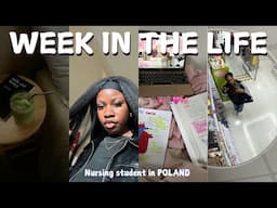 WEEK IN THE LIFE OF A NURSING STUDENT IN POLAND 🇵🇱👩‍⚕️