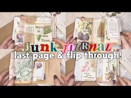 Finishing a junk journal & flip through! 📖⭐️