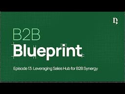 B2B Blueprint - Leveraging Hubspot's Sales Hub for B2B Synergy - Episode 13