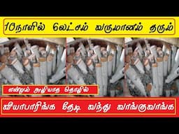 10 நாளில் 6லட்சம் வருமானம் தரும் small business ideas in tamil | business ideas,small business ideas