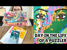 Day in the Life of a Puzzler //Puzzle Mail, Late Night Puzzling & Cleaning the Puzzle Room