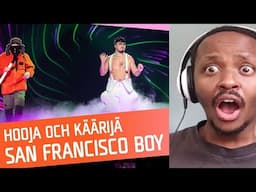 Käärijä x Hooja REACTION - San Francisco Boy - LIVE - Melodifestivalen 2025