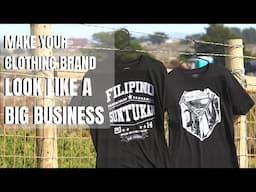 Make Your Clothing Brand Look Like Big Business | Easy Tips To Look Professional