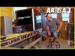 Snapmaker Artisan 2.0 40W Laser Engraver: WOOD BURNING Experiment