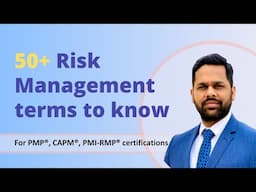 Revise the Risk Management terms for your upcoming certification exam. PMP®  I  PMI-RMP®  I  CAPM®