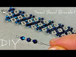 EASY Beaded Bracelet Tutorial: How to Make a Crystal Bracelet | Bracelet Making with Beads