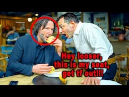 A man insulted Keanu Reeves during lunch in a cafe - and instantly regretted it...