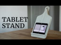 How to Build a Tablet Stand (DIY Cookbook Holder)