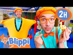 Dinosaurs And Gliding Suits! | Blippi and Meekah Best Friend Adventures | Educational Videos for Kid