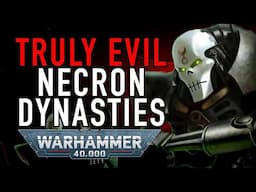 Necron Dynasties Part I Warhammer 40k Lore #necron