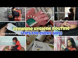 MY FEMININE HYGIENE ROUTINE 🫧| Tips for SCHOOL-COLLEGE Girls😍#school #hygiene #tips