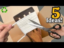 Transforming Cardboard Boxes, Fabric, and Waste: 5 Genius Recycling Ideas That Will Amaze You! #2025