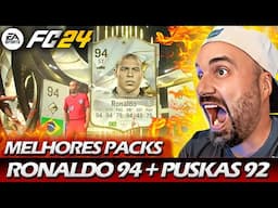 EA SPORTS FC 24 - VEIO UM RONALDO 94 + PUSKAS 92 !!! PACKS OPENING INSANO NO EAFC 24 ULTIMATE TEAM