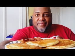 CHAT N CHEW - PANCAKES & BACON MUKBANG! MY EARLY TAKE ON GANGS OF LONDON.