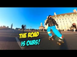 ROLLER SKATING & BIKING TAKE OVER LONDON! | Security had to question us!