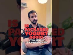 Here’s why you should skip packaged Yogurt! | #healthnwellness #shorts