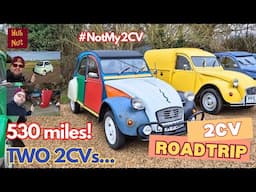 2CV 530-mile Roadtrip to The East! In two 2CVs...