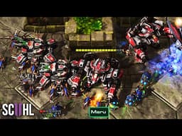 Maru's UNBREAKABLE TERRAN DEFENSE - Starcraft 2: Maru vs. SHIN