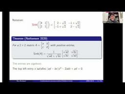 Combinatorial structure behind Sinkhorn limits