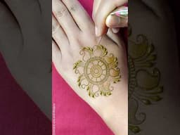 Back hand mehndi design | Gol tikki mehndi | mehndi design | mehndi #mehndi #shorts