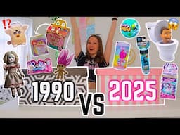 UNBOXING *1990’s VINTAGE* MYSTERY TOYS🧸🪀 VS *2025 BRAND NEW RELEASES!*🎁⁉️ (100+ SURPRISES!!🫢)