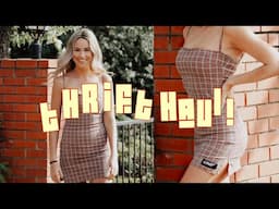 Thrift with me in the ICONIC HAIGHT-ASHBURY☆ sf thrifting ☆ try on haul + I found D&G!!!