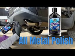 All Metals Polish For Your Car, Truck, Motorcycle! Turtle Wax Mister Cartoon Sio2 Infused!!