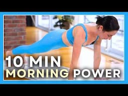 10 min Morning Power Yoga Flow - Intermediate Morning Yoga