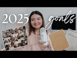 Setting my 2025 goals | vision boards, 2024 reflections, and planning tools