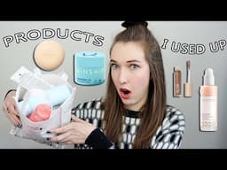 conscious beauty products I used up What would I repurchase? | makeup and skincare