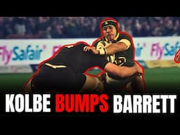 Cheslin Kolbe BUMPS Scott Barrett | Springboks vs All Blacks