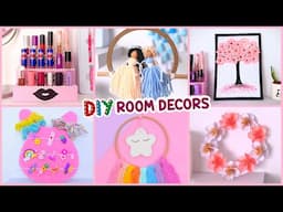 8 DIY ROOM DECORS - Lipstick Organizer, Flower Decor and more...