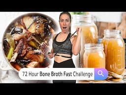 REMARKABLE 7 LB WEIGHT LOSS IN 72 HRS // Bone Broth Fast Tested