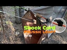 Use a Shock Cord Prussic Loop for Constant Tension - Adjustability