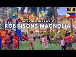 Christmas Walk at ROBINSONS MAGNOLIA - Quezon City [4K] Philippines - November 2024