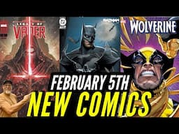 NEW COMIC BOOKS RELEASING FEBRUARY 5TH 2025 DC  MARVEL COMICS PREVIEWS COMING OUT THIS WEEK #comic