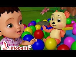 Little Bear Playing on the Swing - Fun Playtime | Kids Song & Cartoons | Infobells #cartoons