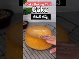 Cake Baking Tips | How to Bake A Cake #cake #heyminnale #shorts #ytshorts #cakebaking #homelytaste