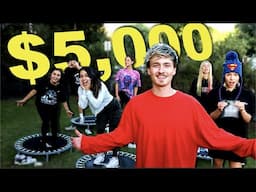 LAST TO STOP JUMPING WINS $5,000! (Girls Edition)